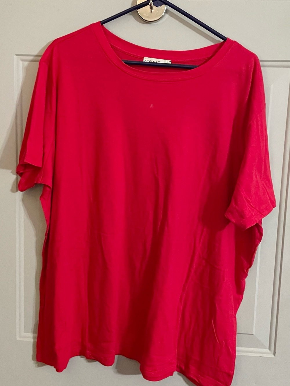 Red NWOT Zenana Boyfriend T-Shirt Size 3x